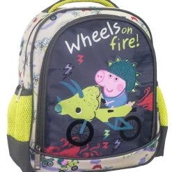 Τσαντα Νηπιαγωγειου Peppa George Fire Wheels (000482590)