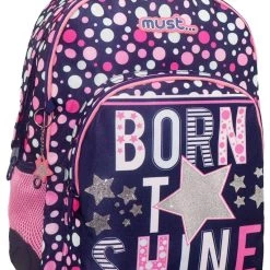 Τσάντα Δημοτικού Must Energy Born To Shine (000579994) -Συμφωνίες Σχολικά Κατάστημα 202319 1