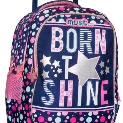 Τσάντα Δημοτικού Τρόλευ Must Born To Shine (000579929)