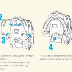 Polo Σάκος Τρόλεϋ Μικρό Uplow 02 Black 2021 (9-01-253-02) -Συμφωνίες Σχολικά Κατάστημα 203957 4