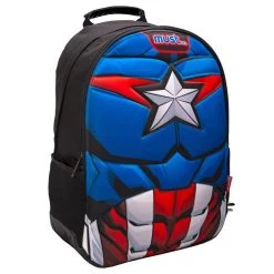 Must Διακάκης Σάκος 32Χ10Χ45 3 Θήκες Captain America (000500981) -Συμφωνίες Σχολικά Κατάστημα 214602 1