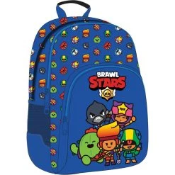 Must Σάκος 33Χ16Χ45 3 Θήκες Brawl Stars Μπλε (000483909) -Συμφωνίες Σχολικά Κατάστημα 214606 1