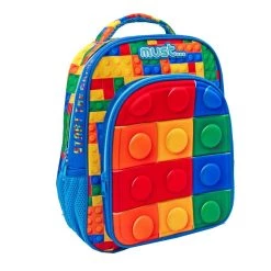 Τσάντα Νηπιαγωγείου Must 27X10X31 2 Θήκες 3D Eva Τουβλάκια (000584763)