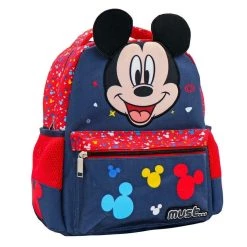 Must Τσάντα Νηπιαγωγείου Mickey Face 2 Θήκες 27Χ10Χ31 (000562938) -Συμφωνίες Σχολικά Κατάστημα 214660 1