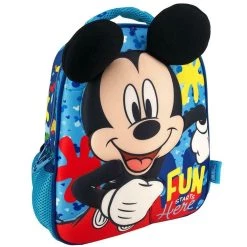 Must Τσάντα Νηπιαγωγείου Mickey Fun Stars Here 2 Θήκες 27Χ10Χ31 (000562939)
