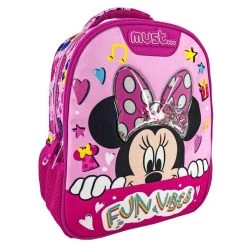 Must Τσάντα Νηπιαγωγείου Minnie Fun Vibes 2 Θήκες 27Χ10Χ31 (000562948)