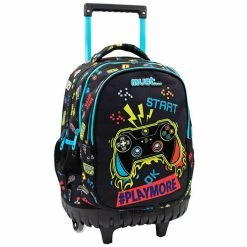 Σάκος Τρόλευ Must Play More 3 Θήκες 34Χ20Χ45 (000584514) -Συμφωνίες Σχολικά Κατάστημα 214679 1