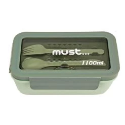 Δοχείο Φαγητού 1100ml Με Κουτάλι και Πιρούνι Must 3 Χρώματα (000584710)