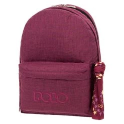 Polo Σάκος Original Double Scarf Χρώμα Μωβ (9-01-235-4801) -Συμφωνίες Σχολικά Κατάστημα 217255 1