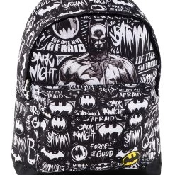 Graffiti Σχολικος Σακος Στρογγυλος Batman Black-White 32X14X43 (175232) -Συμφωνίες Σχολικά Κατάστημα 669746 1