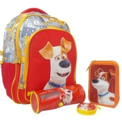 Σετ Σχολικος Σακος Slop Με 2 Κασετινες Και Πορτοφολι The Secret Life Of Pets (SET1023PSLOP)