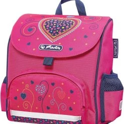 Herlitz Τσαντα Νηπιαγωγειου Mini Soft Pink Hearts (50014088)