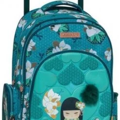 Graffiti Σάκος Τρόλευ Kimmidol Νονοκο Τυρκουάζ 30x14x44 Cm (203251)