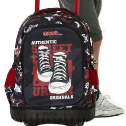 Σχολικός Σάκος Τρόλευ Must Glow In The Dark 3 Θήκες Παπούτσια (579790) -Συμφωνίες Σχολικά Κατάστημα 690082 2