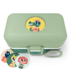 800ml Δοχείο Φαγητού Monbento MB Tresor (PP) – Green ForestMonbento -Συμφωνίες Σχολικά Κατάστημα tresor greenforest dessus